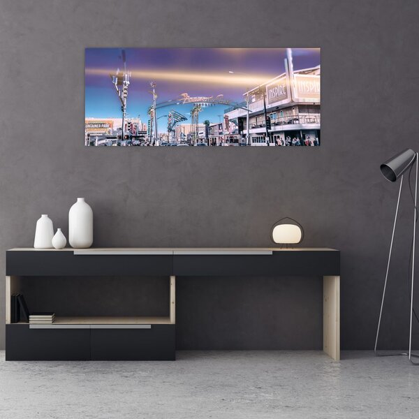 Obraz ulice v Las Vegas (120x50 cm)