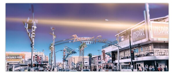 Obraz ulice v Las Vegas (120x50 cm)