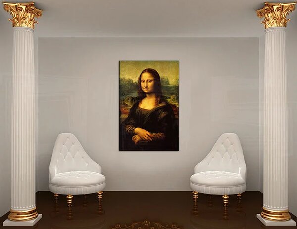 Obraz na plátne MONA LISA – Leonardo Da Vinci Zľava 60 % 100x60 cm