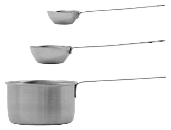 Nerezové odmerky Silver – sada 3 ks