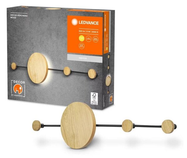 Ledvance - LED Nástenné svietidlo DECOR WOOD LED/6W/230V