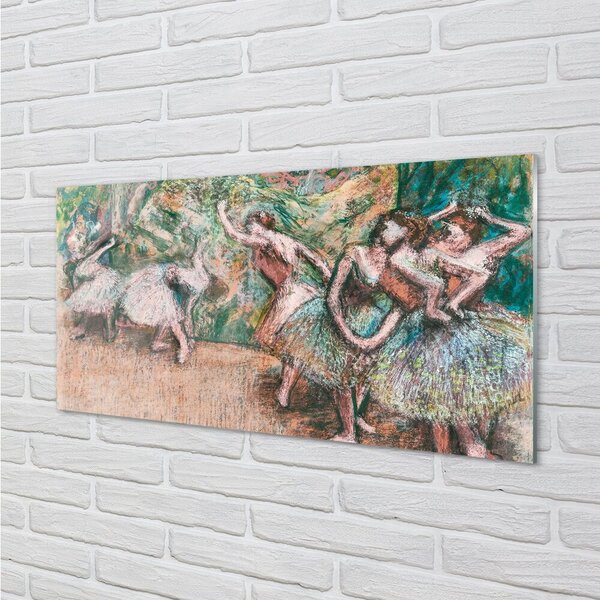 Obraz na skle Skica ženy tancujú lesa 100x50 cm 2 Prívesky