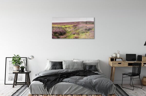 Sklenený obraz poľné vresy 100x50 cm 2 Prívesky