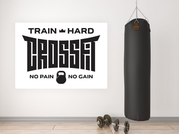 Nalepte.cz Crossfit nálepka na stenu šírka 20 cm