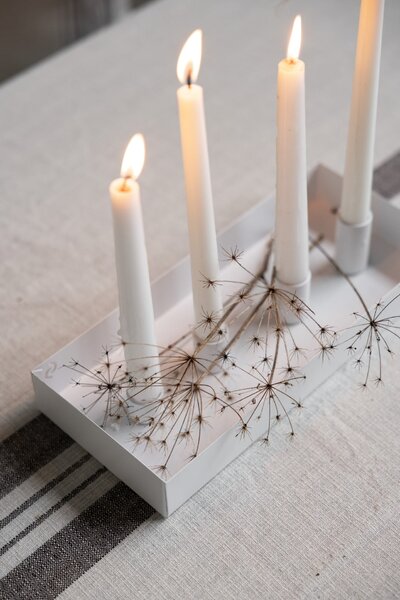 Magnetický adventný svietnik Sund White