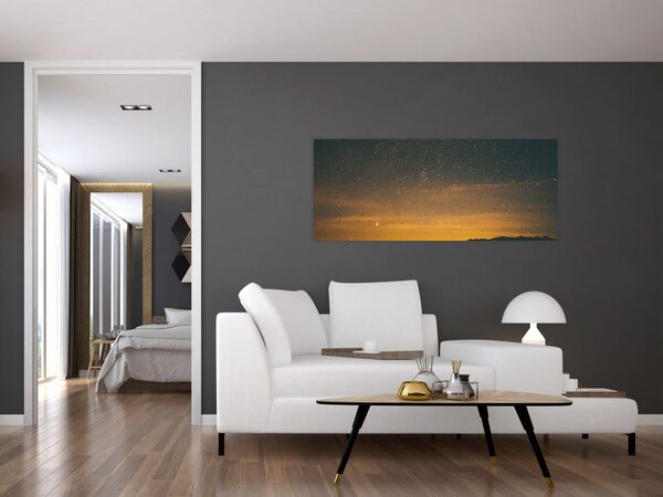 Obraz hviezdneho neba (120x50 cm)