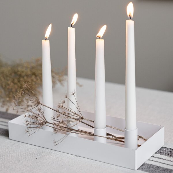 Magnetický adventný svietnik Sund White