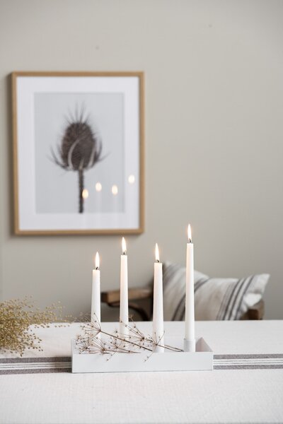 Magnetický adventný svietnik Sund White