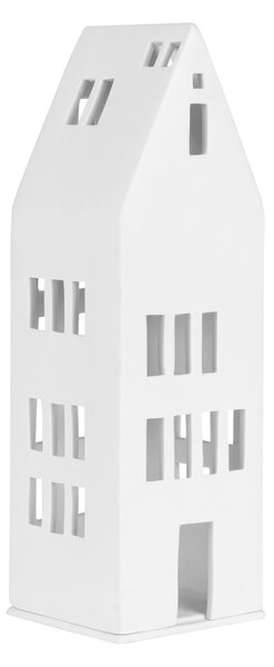Porcelánový svietnik domček Large Windows 30 cm