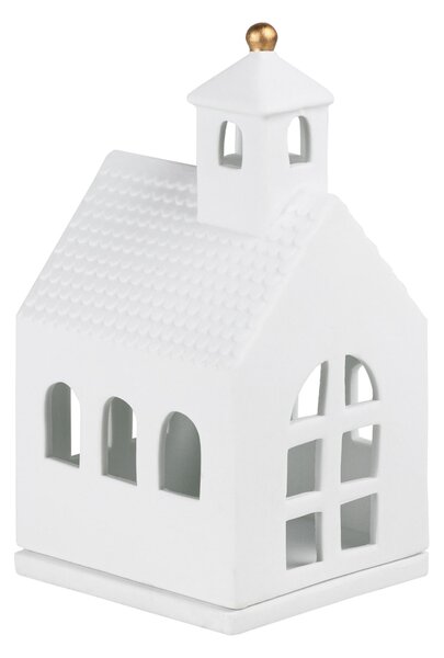 Porcelánový svietnik domček Small Chapel