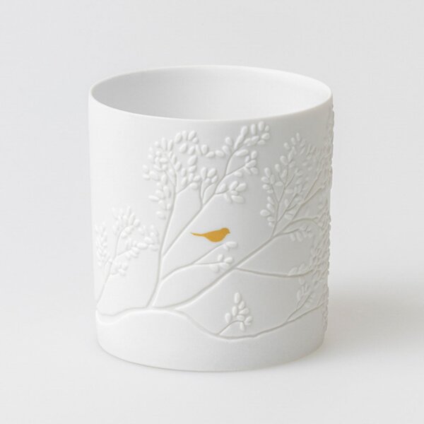 Porcelánový svietnik Golden Bird
