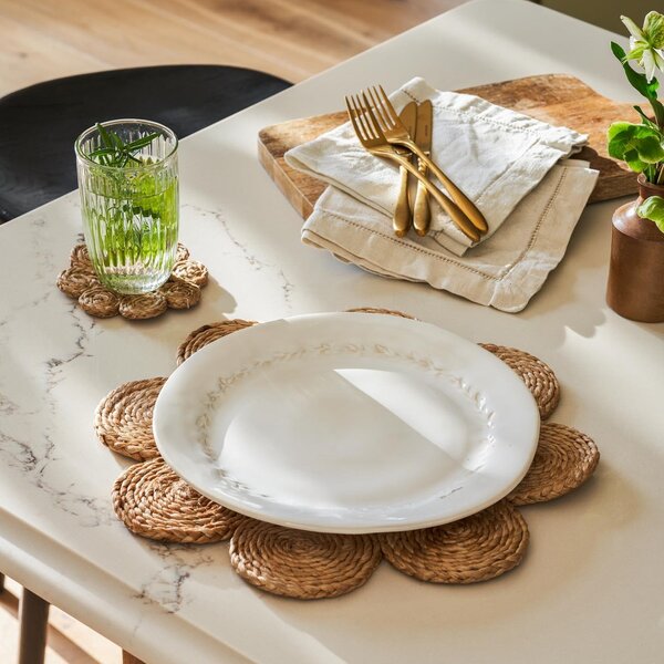 Jutové prestieranie Enslow Natural – set 4 ks