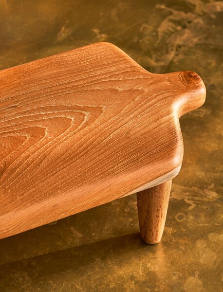 Servírovacia doska na nôžkach Teak Wood 45 cm