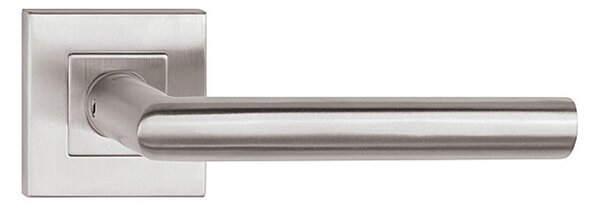 Dverové kovanie TWIN DUO HR H 1355 M3 (E), kľučka pravá/guľa, hranatá rozeta, Hranatá rozeta s otvorom na cylidrickú vložku PZ, Twin E (nerez matná)