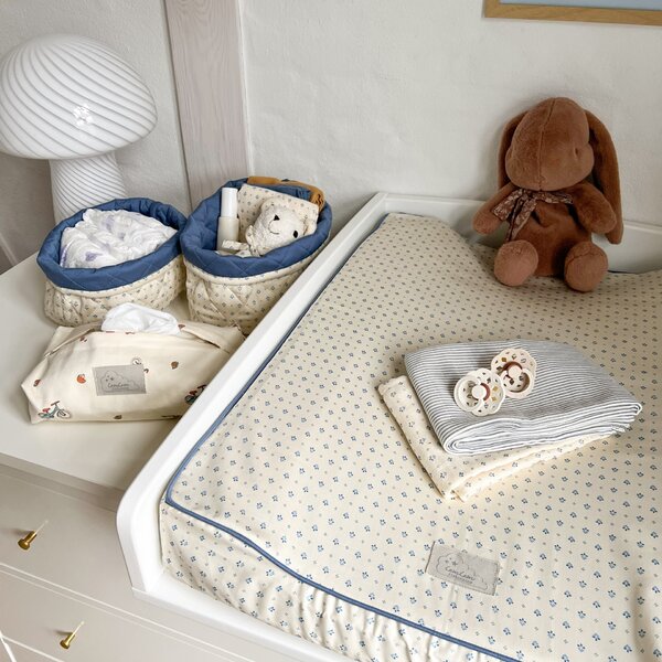 Prešívaný úložný kôš Capri – set 2 ks
