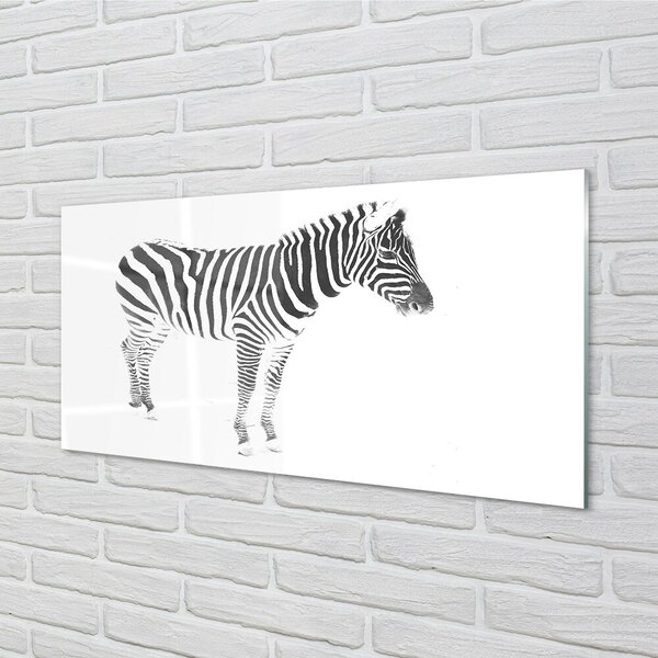 Sklenený obraz maľované zebra 100x50 cm 2 Prívesky