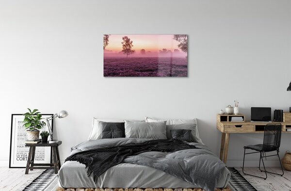 Sklenený obraz poľné vresy 100x50 cm 2 Prívesky