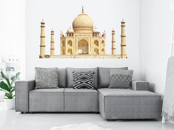 Nalepte.cz Taj Mahal textilní prelepiteľná nálepka na stenu 47 x 28 cm