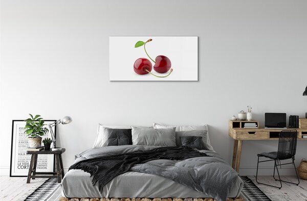 Obraz na skle čerešne 100x50 cm 2 Prívesky