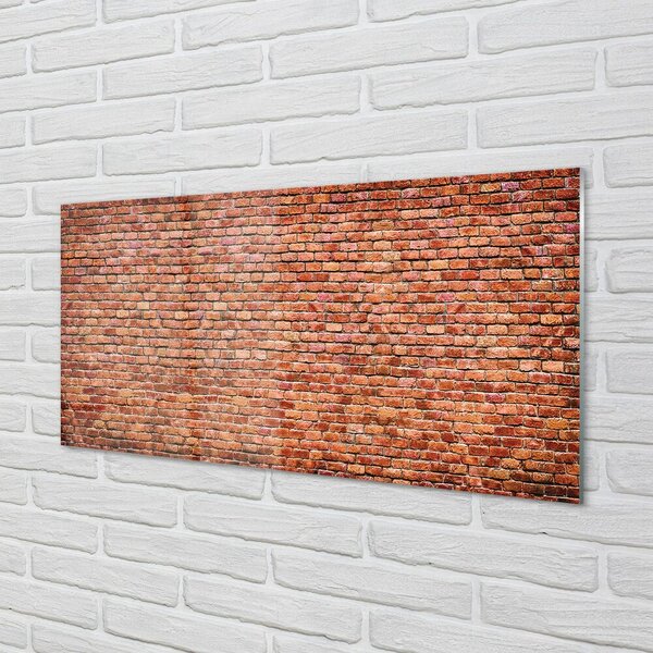 Obraz na skle Tehlové múry wall 100x50 cm 2 Prívesky