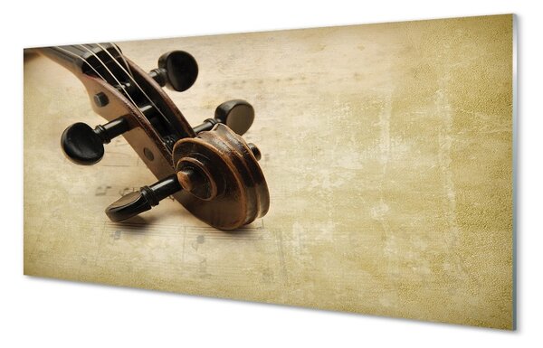 Obraz na skle gitara poznámky 100x50 cm 2 Prívesky