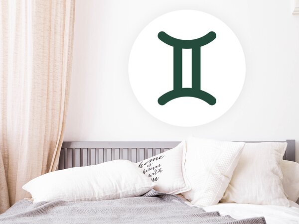 Nalepte.cz Horoskop symbol Blíženci nálepka na stenu arch 20 x 20 cm
