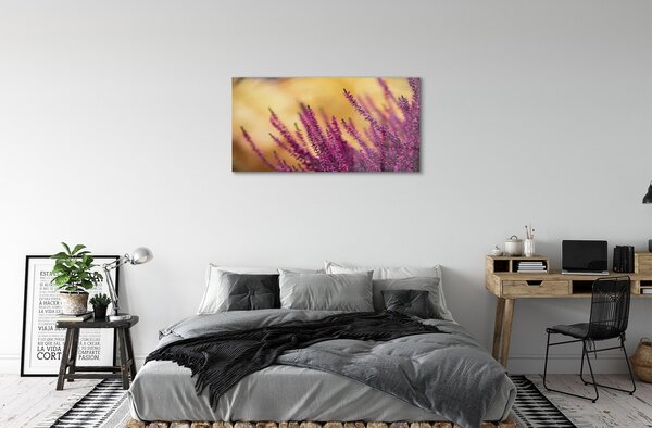 Sklenený obraz kvety 100x50 cm 2 Prívesky