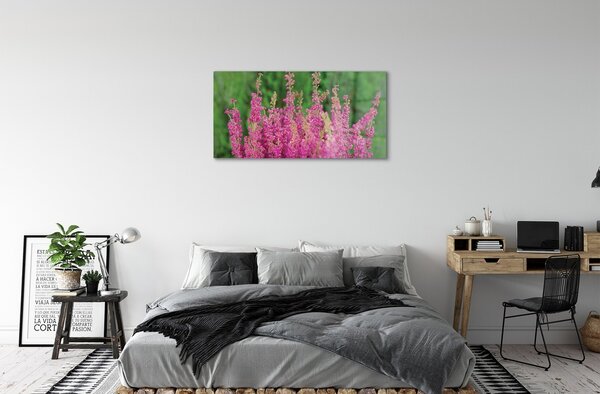 Sklenený obraz kvety vresy 100x50 cm 2 Prívesky
