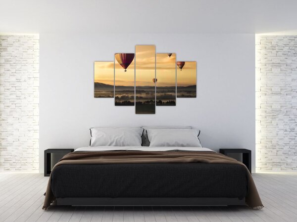 Obraz - lietajúce balóny (150x105 cm)