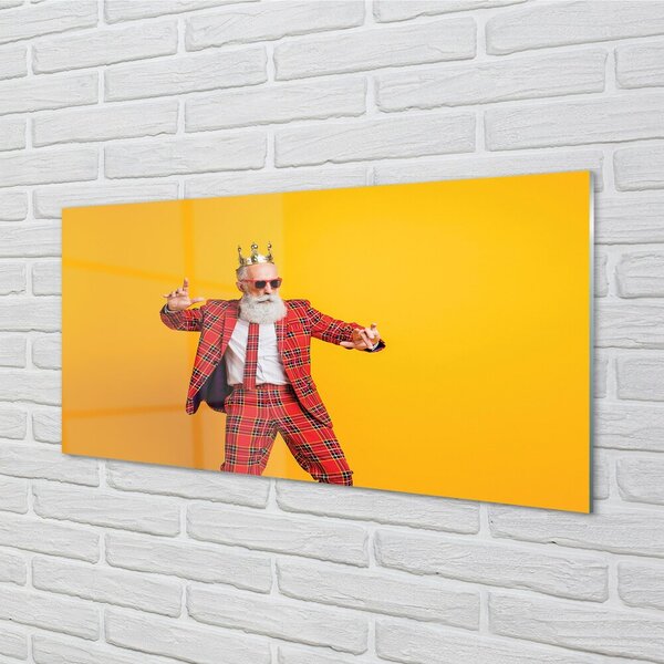 Sklenený obraz Ten človek prehoz oblek 100x50 cm 2 Prívesky