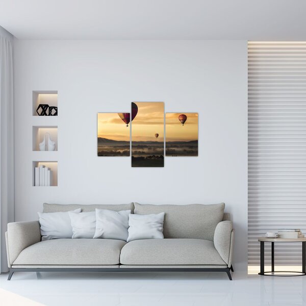 Obraz - lietajúce balóny (90x60 cm)