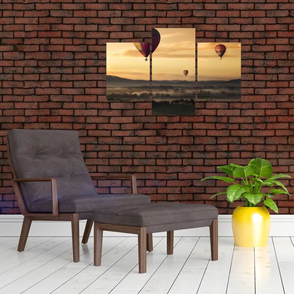 Obraz - lietajúce balóny (90x60 cm)