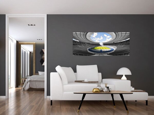 Obraz - futbalový štadión (120x50 cm)