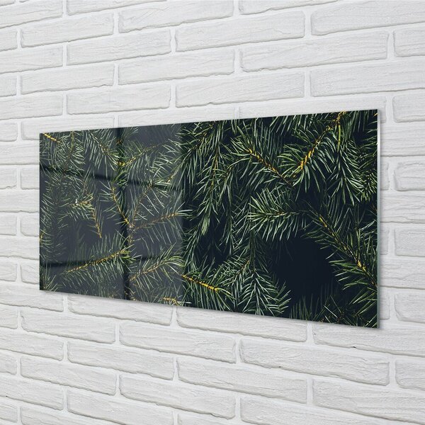 Sklenený obraz Vianočný strom vetvičky 100x50 cm 2 Prívesky