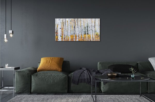 Sklenený obraz jesene breza 100x50 cm 2 Prívesky