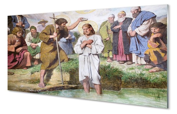 Sklenený obraz obrázok Ježiša 100x50 cm 2 Prívesky