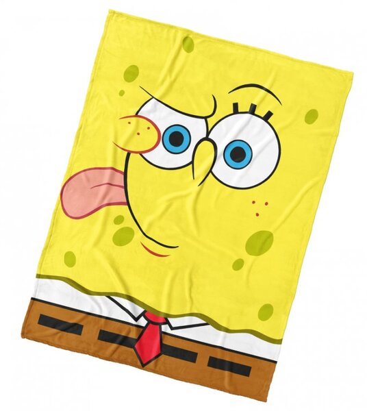 Detská deka Sponge Bob Emoji 150x200 cm