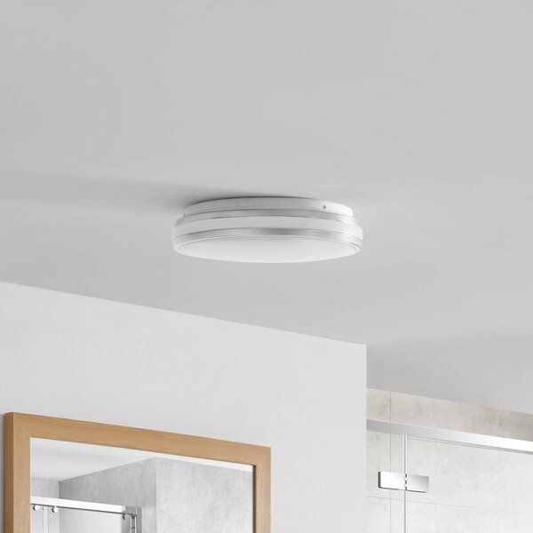 Arcchio Sinovu LED stropné svietidlo do kúpeľne, chróm, 34 cm