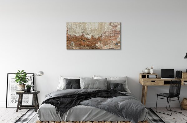 Obraz na skle Tehlové múry wall 100x50 cm 2 Prívesky