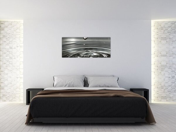 Obraz kvapky vody (120x50 cm)