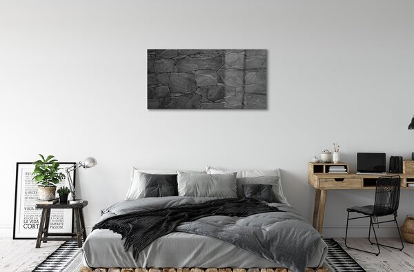 Obraz na skle Kamenná múr wall 100x50 cm 2 Prívesky