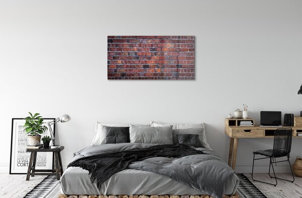 Obraz na skle Tehlové múry wall 100x50 cm 2 Prívesky