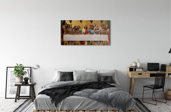 Obraz na skle Posledná večera 100x50 cm 2 Prívesky