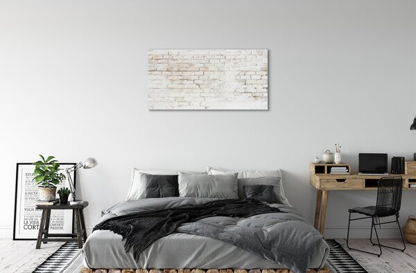 Obraz na skle Tehlové múry wall 100x50 cm 2 Prívesky