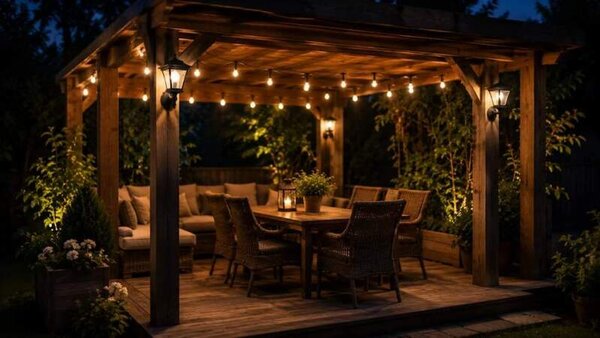 Solárna nástenná lampa lampáš 8 LED 50 lm IP44 – teplá biela, čierna, 21 cm (11404A-Samostatný kus)