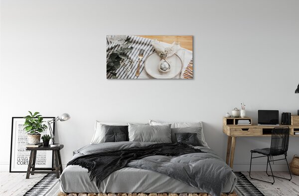 Sklenený obraz Doska vajcom kvety 100x50 cm 2 Prívesky