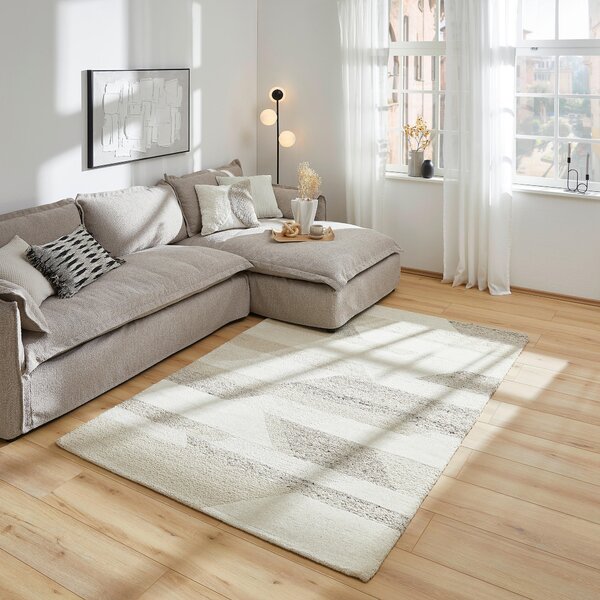VLNENÝ KOBEREC, 130/190 cm béžová Linea Natura - Online Only bytové doplnky, Online Only