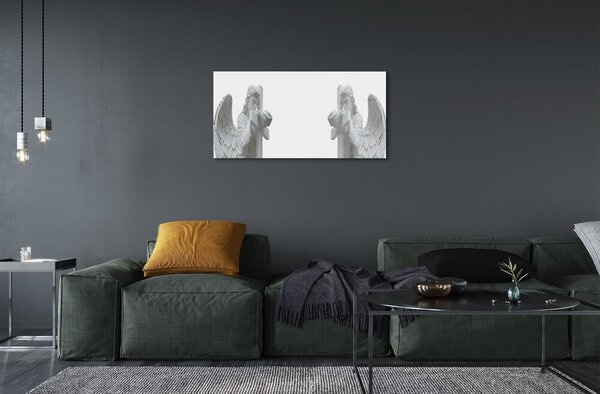 Sklenený obraz modlitebné anjeli 100x50 cm 2 Prívesky