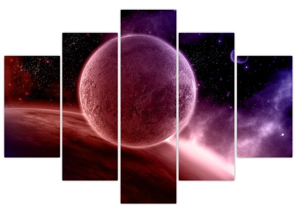 Obraz - Planéta (150x105 cm)