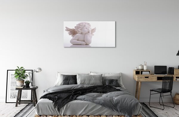 Sklenený obraz ležiace anjel 100x50 cm 2 Prívesky